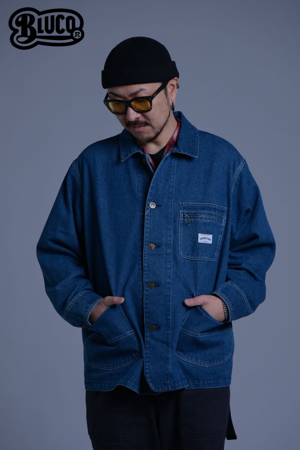 BLUCO WORK GARMENT(ブルコ) カバーオールジャケット COVERALL 1-24-1-32-0-018-001 通販正規取扱 |  ハーレムストア公式通販サイト