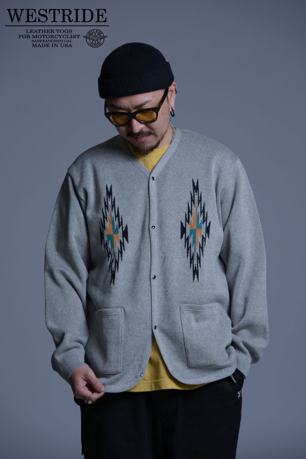 WESTRIDE(ウエストライド) カーディガン NGT NATIVE CARDIGAN AKS2302-2 通販正規取扱 |  ハーレムストア公式通販サイト