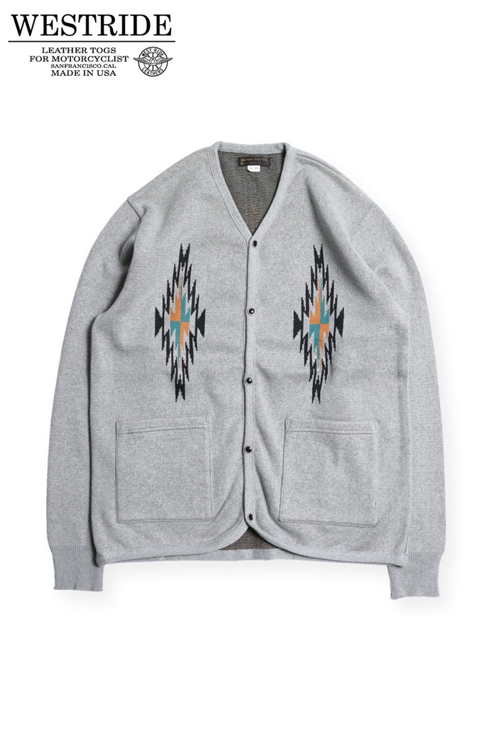 WESTRIDE(ウエストライド) カーディガン NGT NATIVE CARDIGAN AKS2302-2 通販正規取扱 |  ハーレムストア公式通販サイト