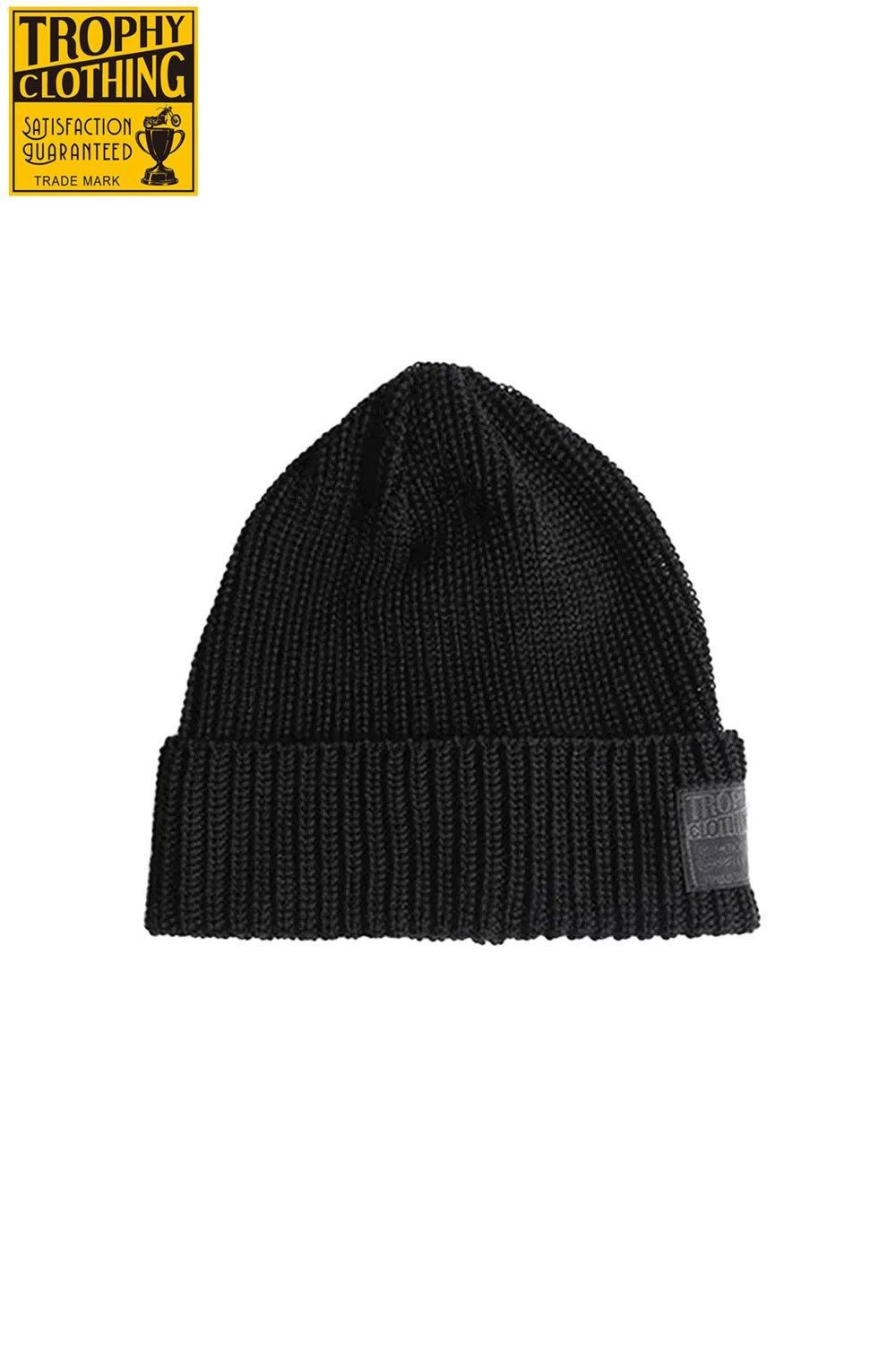 iDea 葉模様 ニットビーニー 黒 SWING(ONESIZE BLACK): ニットキャップ｜帽子通販｜CA4LA