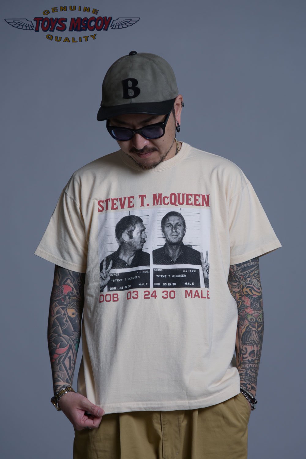 TOYS McCOY(トイズマッコイ) Tシャツ S.McQUEEN TEE 