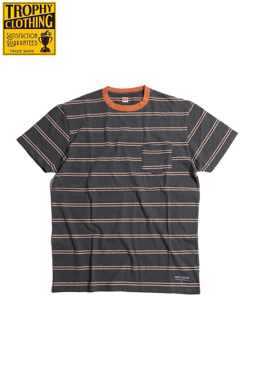 TROPHY CLOTHING(トロフィークロージング) ポケットボーダーT
