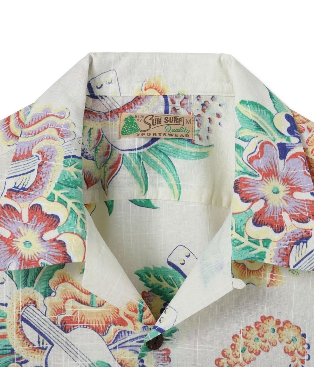 SUN SURF(サンサーフ) アロハシャツ COTTON × LINEN OPEN SHIRT