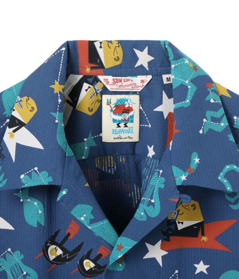 ［SUN SURF］アロハシャツ　ヤンキース　総柄　ネイビー系　S 0-1336 楽天市場】SUN SURF アロハシャツ 1950S S/S RAYON HAWAIIAN