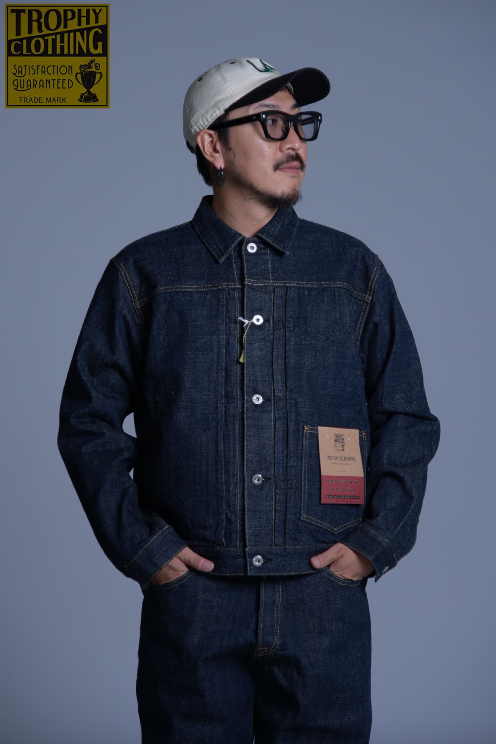 TROPHY CLOTHING(トロフィークロージング) デニムジャケット 2605 Button Jacket Dirt Denim 通販正規取扱  | ハーレムストア公式通販サイト