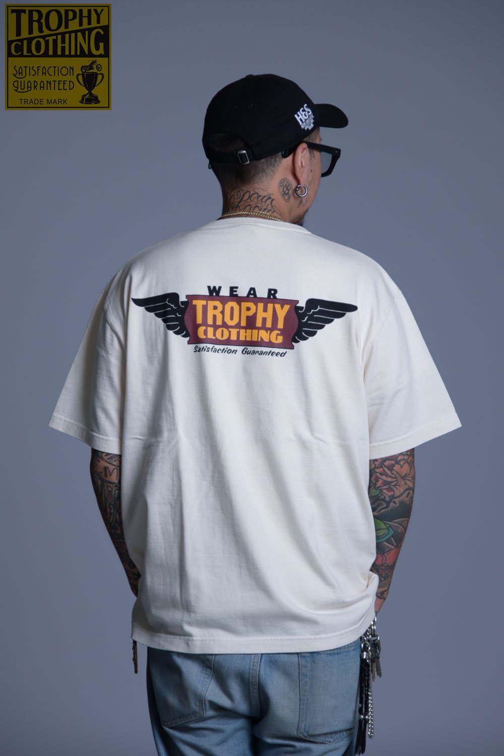 TROPHY CLOTHING(トロフィークロージング) ポケットTシャツ Wing Logo OD Tee TR24SS-213 通販正規取扱 |  ハーレムストア公式通販サイト