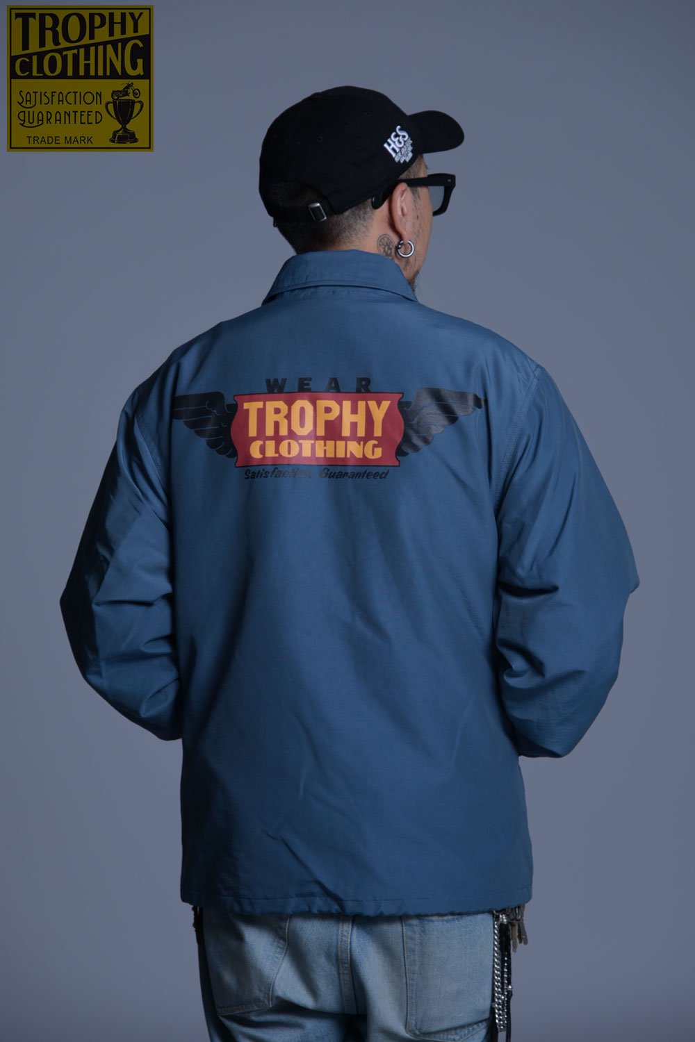 TROPHY CLOTHING(トロフィークロージング) ウォームアップジャケット Wing Logo Warm Up Jacket  TR24AW-502 通販正規取扱 | ハーレムストア公式通販サイト