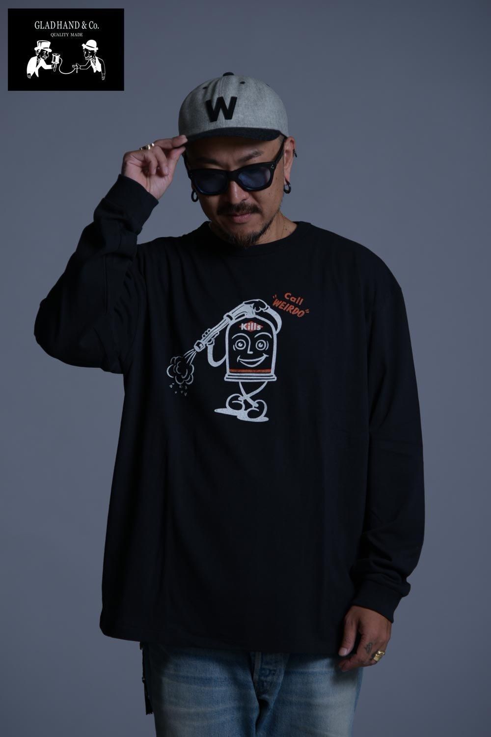 GLADHAND(グラッドハンド) ロングスリーブTシャツ EXTERMINATOR