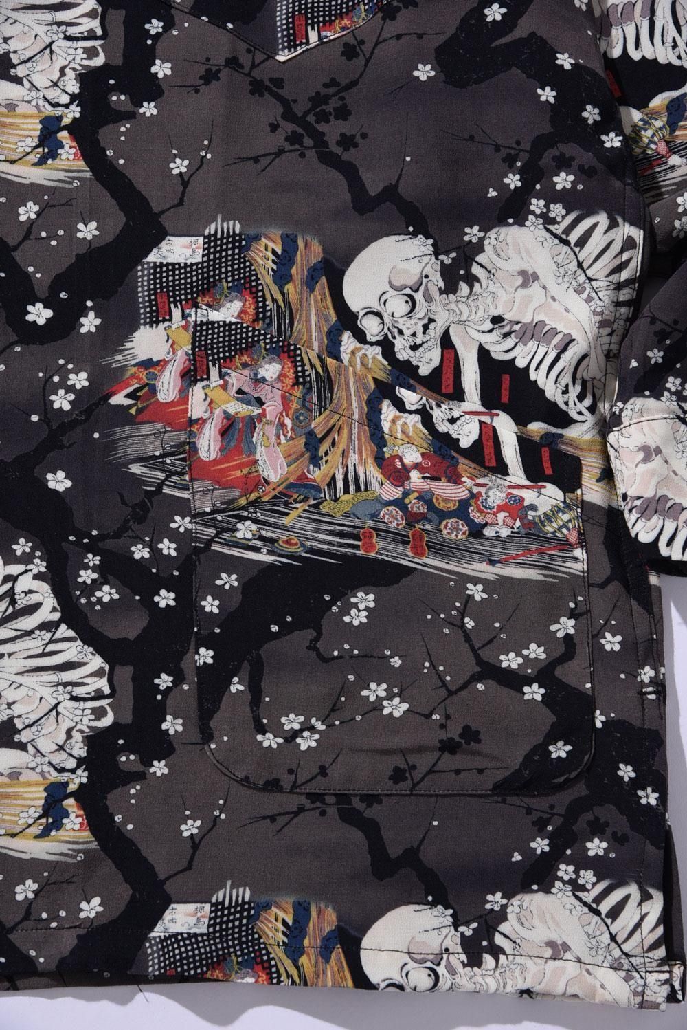 BLACK SIGN(ブラックサイン) ハワイアンシャツ “Kuniyoshi Utagawa