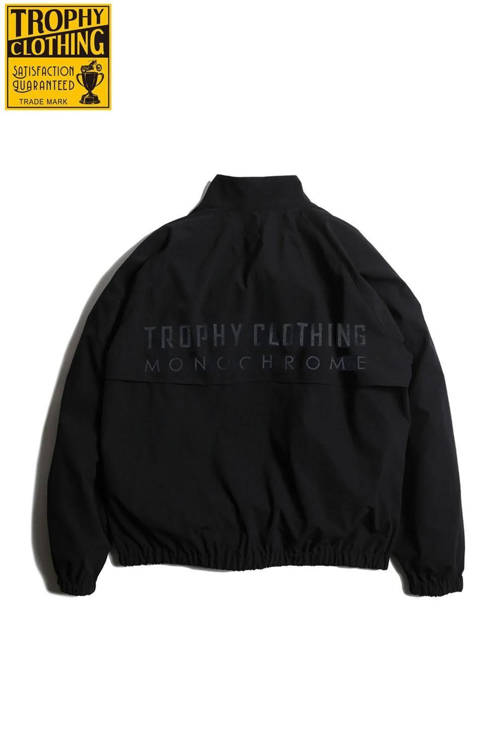 【F0124】TROPHY CLOTHING トラック ジャケット ブラック TROPHY CLOTHING [-Tanker TR.mfg.Jacket- Black size.36,38,40