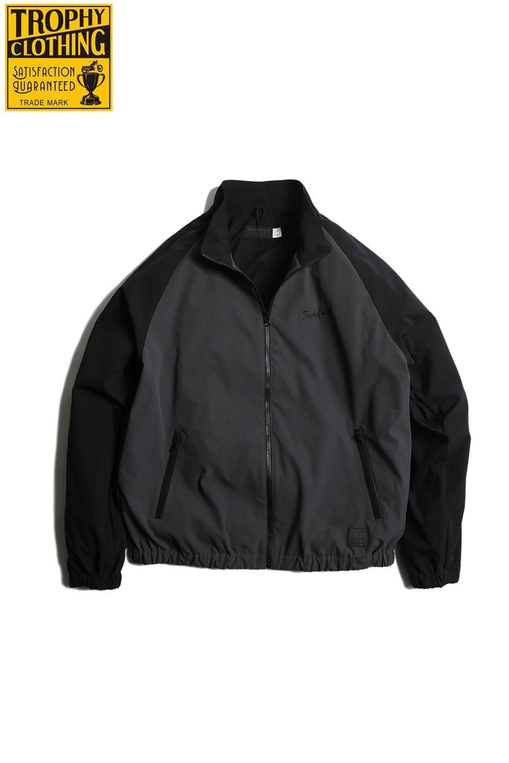 Trophy Clothing 黒 ナイロンジャケット Trophy Clothing 黒 ナイロンジャケット