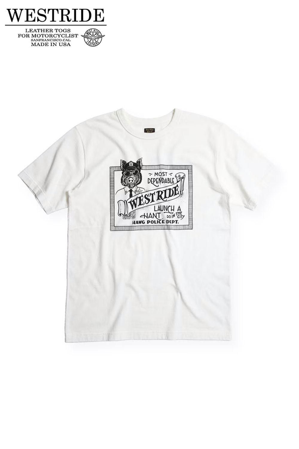 WESTRIDE(ウエストライド) Tシャツ PT.TEE.25-02 通販正規取扱 WESTRIDE(ウエストライド) Tシャツ PT.TEE.25-02 通販正規取扱