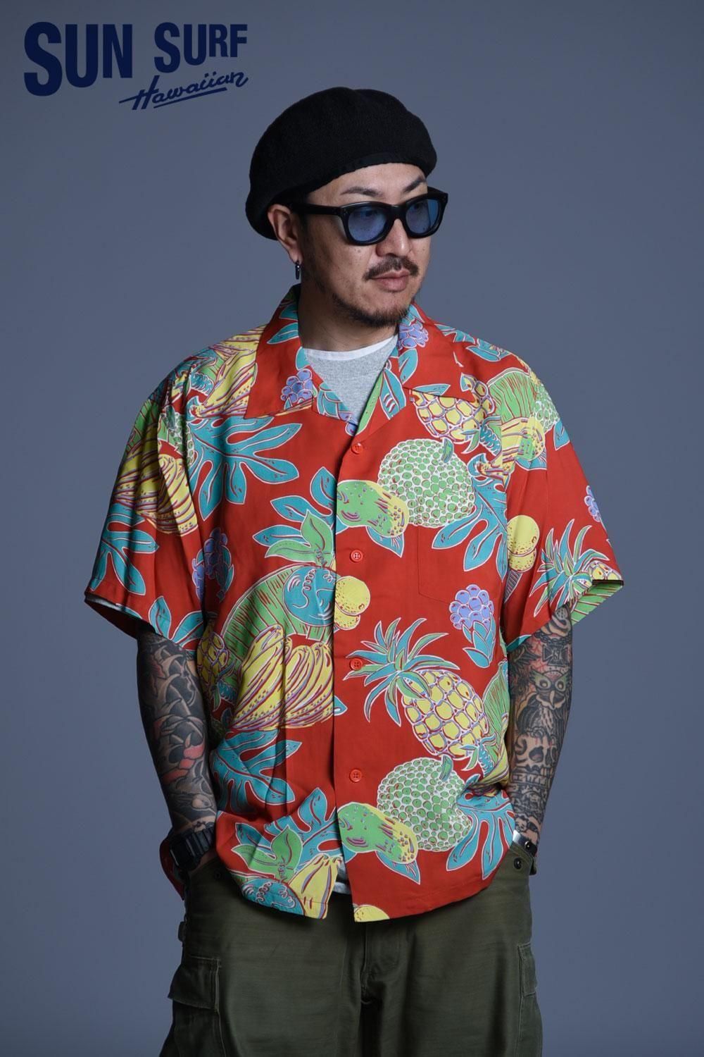 SUN SURF(サンサーフ) アロハシャツ S/S RAYON HAWAIIAN SHIRT