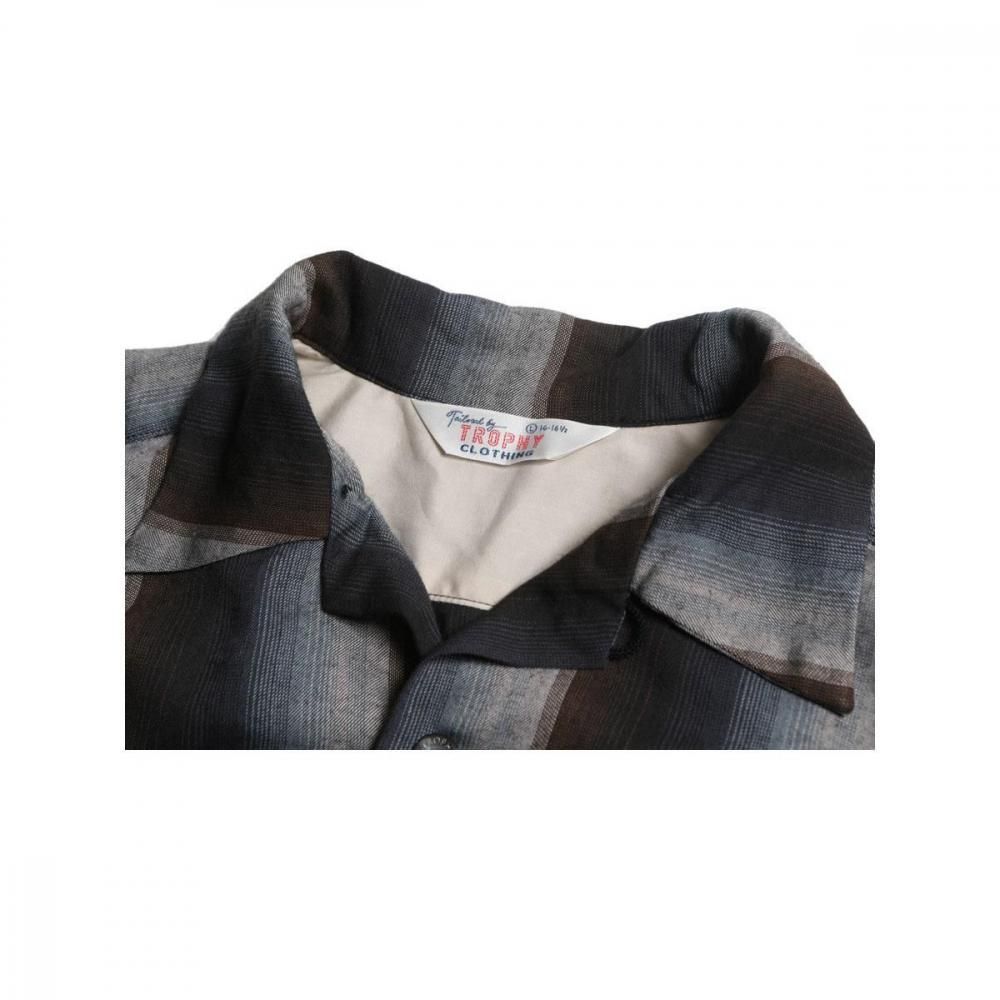 TROPHY CLOTHING(トロフィークロージング) レーヨンストライプ