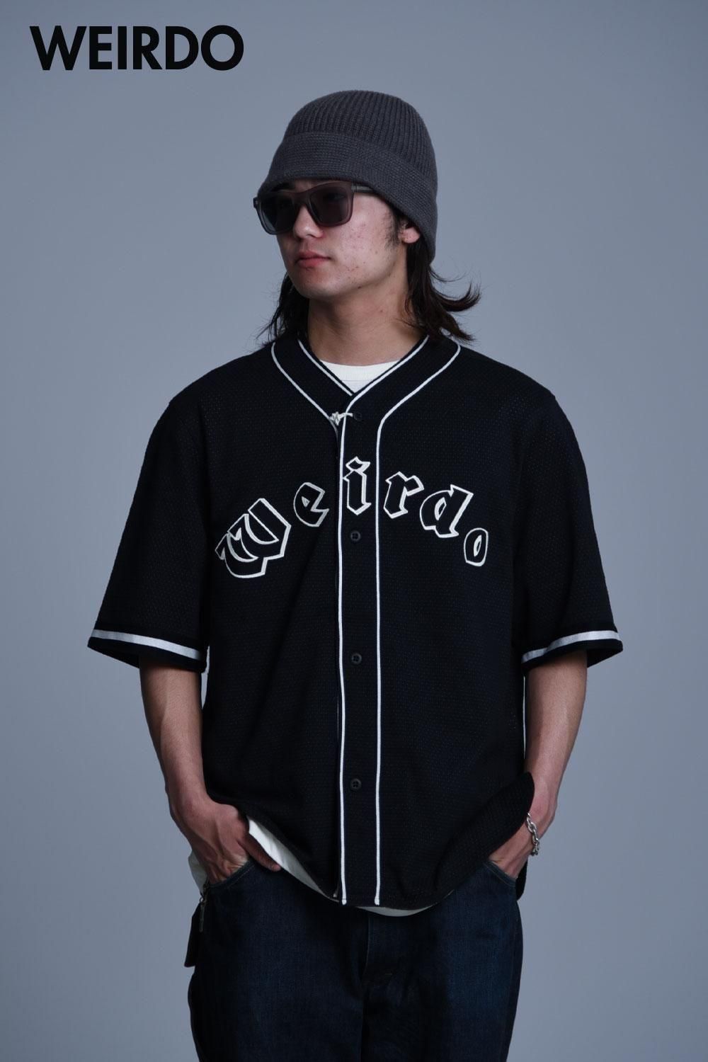 【レビューで送料無料】 WEIRDO(ウィアード) BASEBALL S/S Weirdo ベースボールシャツ トップス