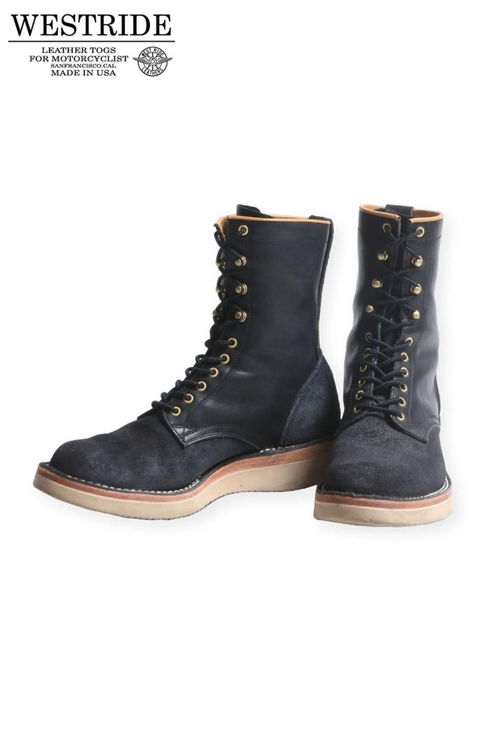 WEST RIDE ウエストライド レースアップ ブーツ 9.5 E ブラック 187444573.jpg?cmsp_timestamp=