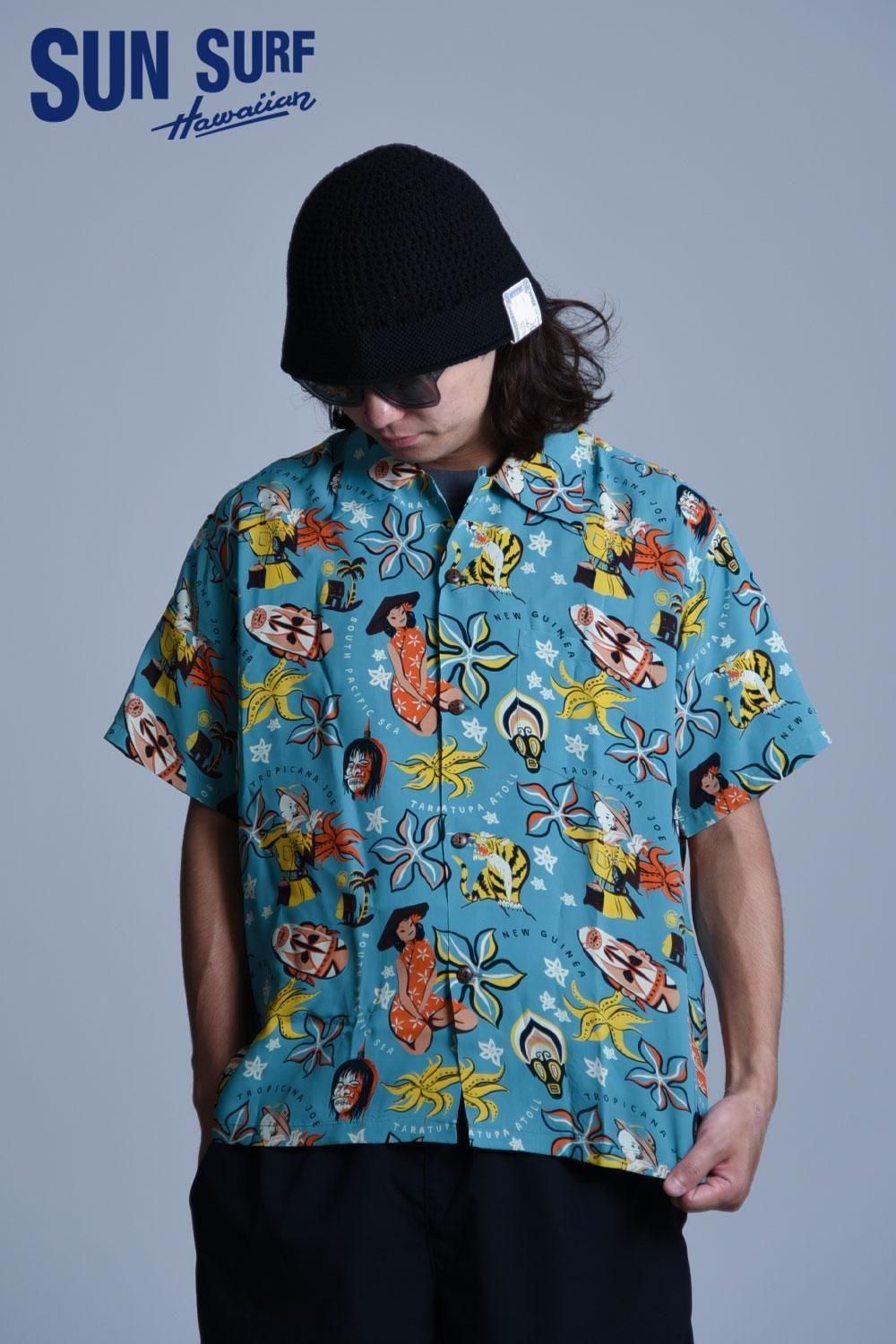 【SUN SURF】 KEONI OF HAWAII アロハシャツ(Sサイズ) SUN SURF(サンサーフ) アロハシャツ KEONI OF HAWAII “SOUTH