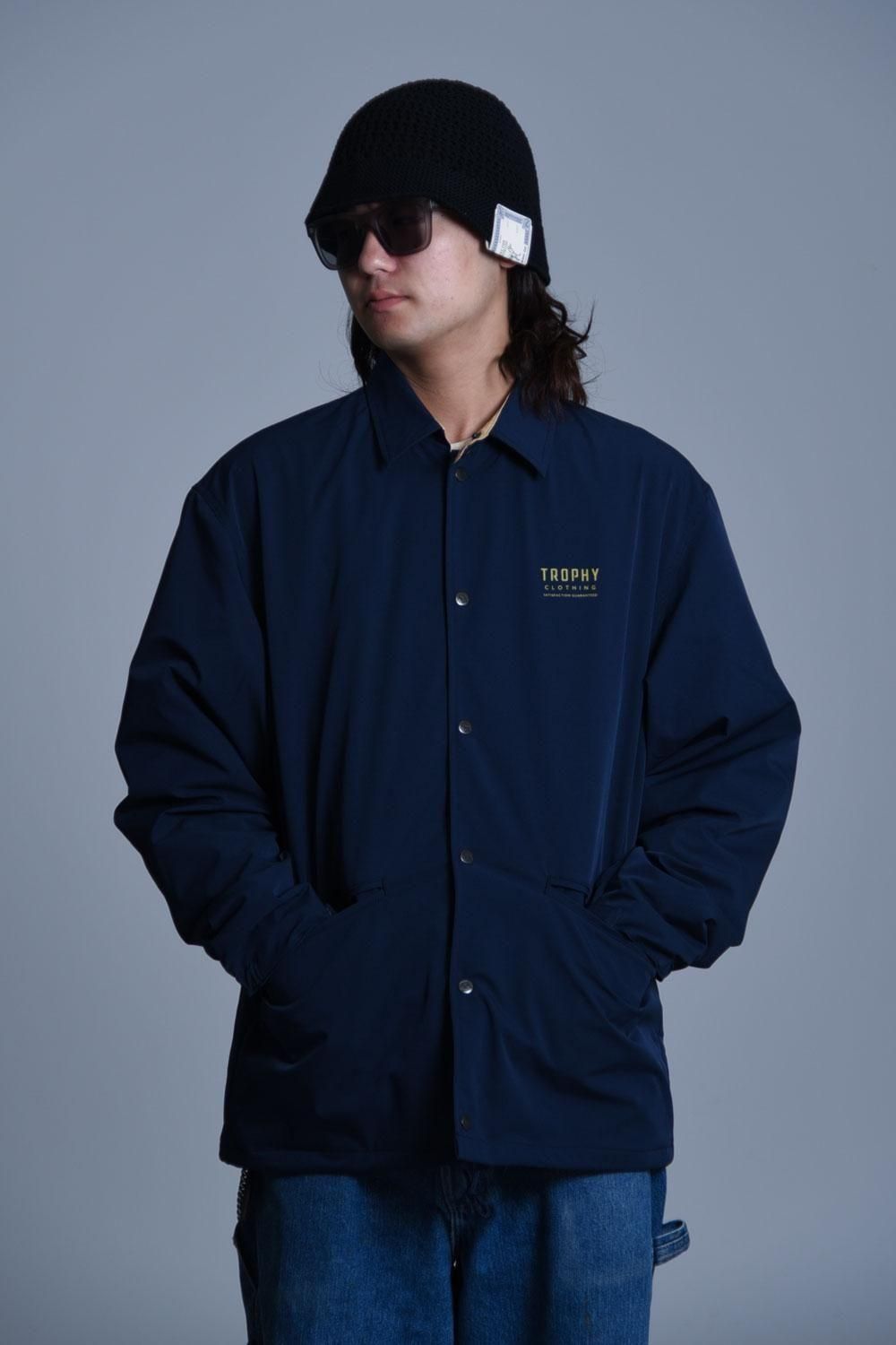 トロフィークロージング　ボックスロゴウォームアップジャケット　ブラック TROPHY CLOTHING(トロフィークロージング) ウォームアップ