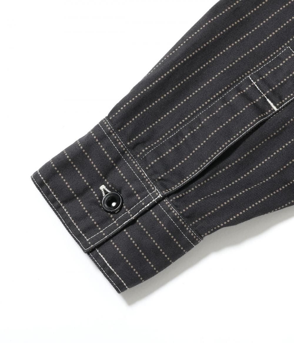 GIAN FRANCO FERRE ストライプ　リネンシャツコート　アーカイブ GIAN FRANCO FERRE ストライプ リネンシャツコート アーカイブ