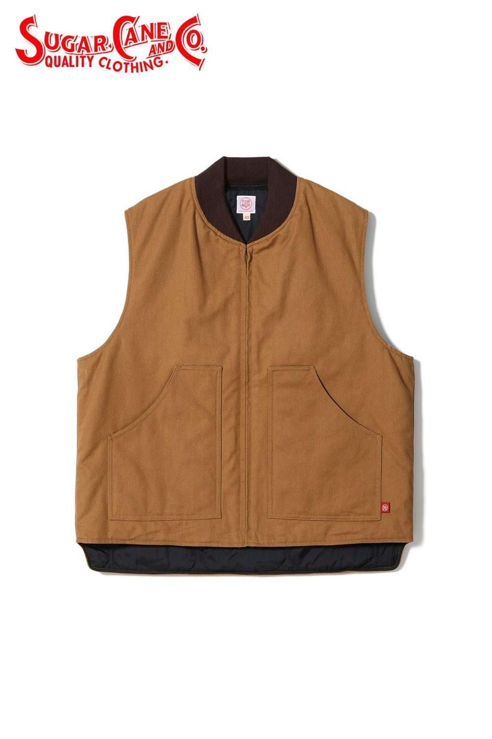 SUGAR CANE(シュガーケーン) ワークベスト TUF-NUT COTTON DUCK