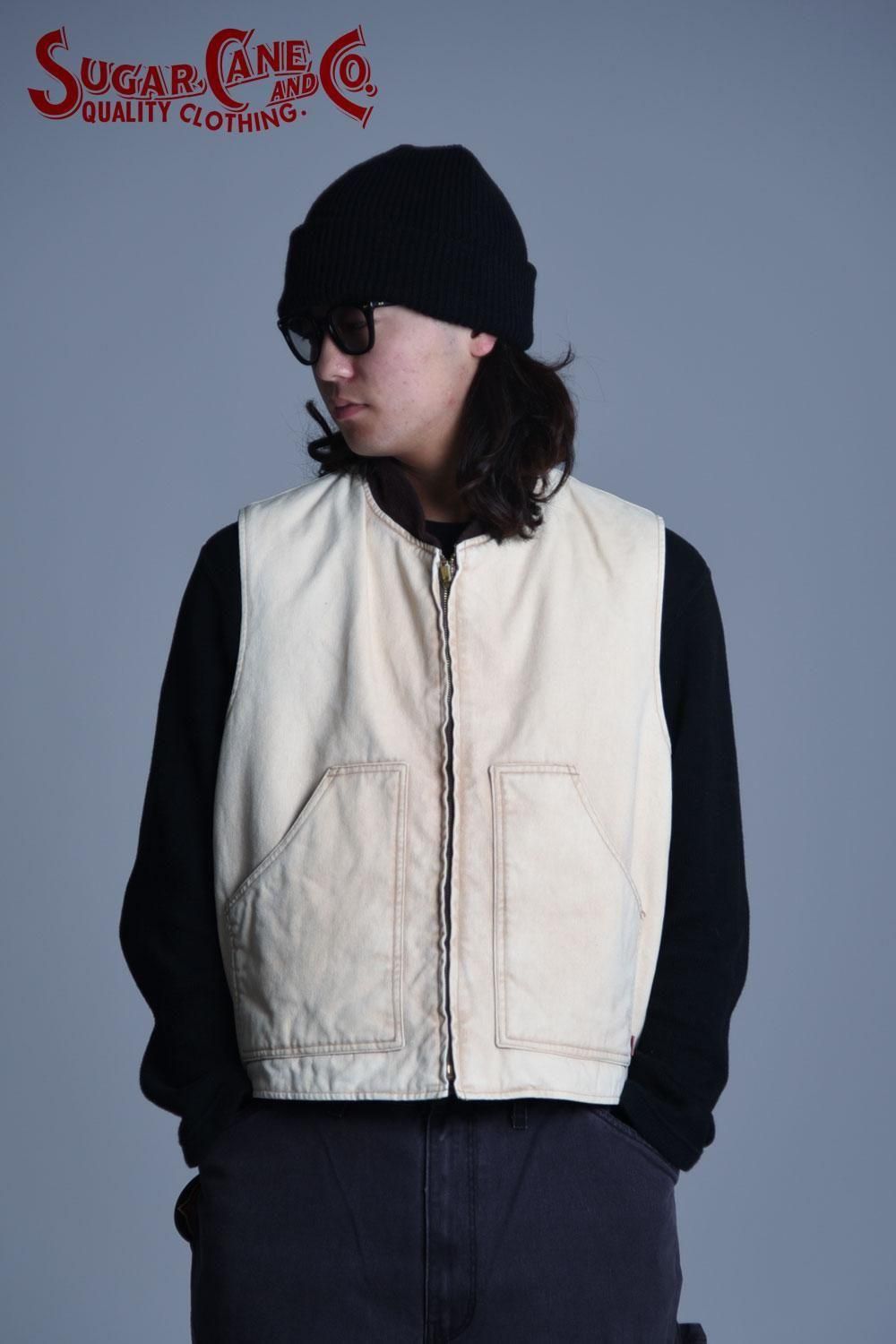 SUGAR CANE(シュガーケーン) ワークベスト TUF-NUT COTTON DUCK WORK