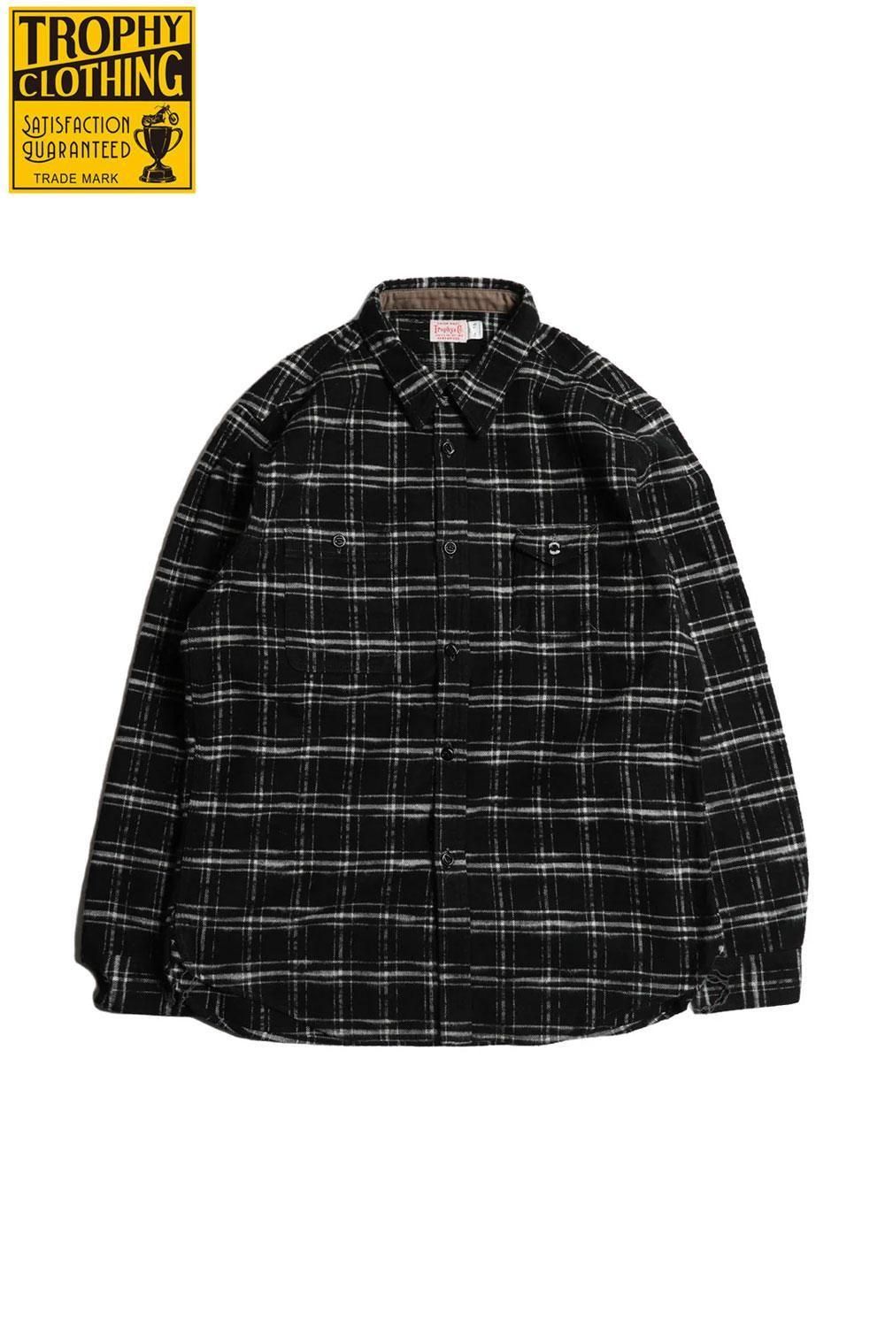 TROPHY CLOTHING(トロフィークロージング) チェックワークシャツ