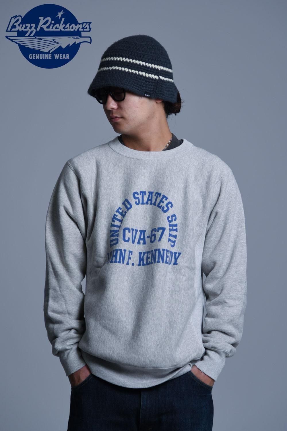 バズリクソンズ(BUZZ RICKSON'S) クルーネックスウェット HORIZONTAL