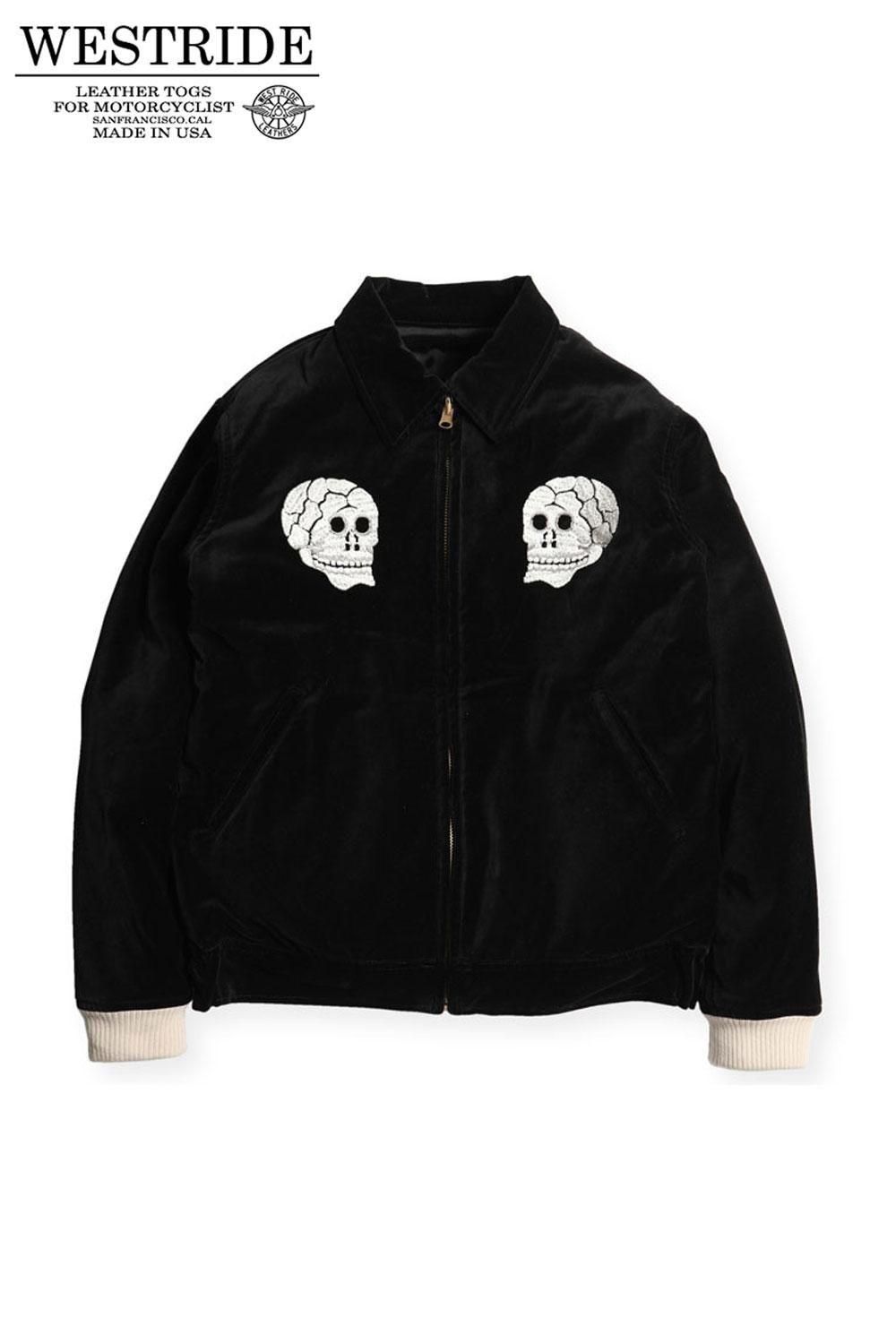 新品未使用！ウエストライドフォーエバースカル スーベニアジャケットリ40サイズ WESTRIDE(ウエストライド) スーベニアジャケット FOREVER SKULL