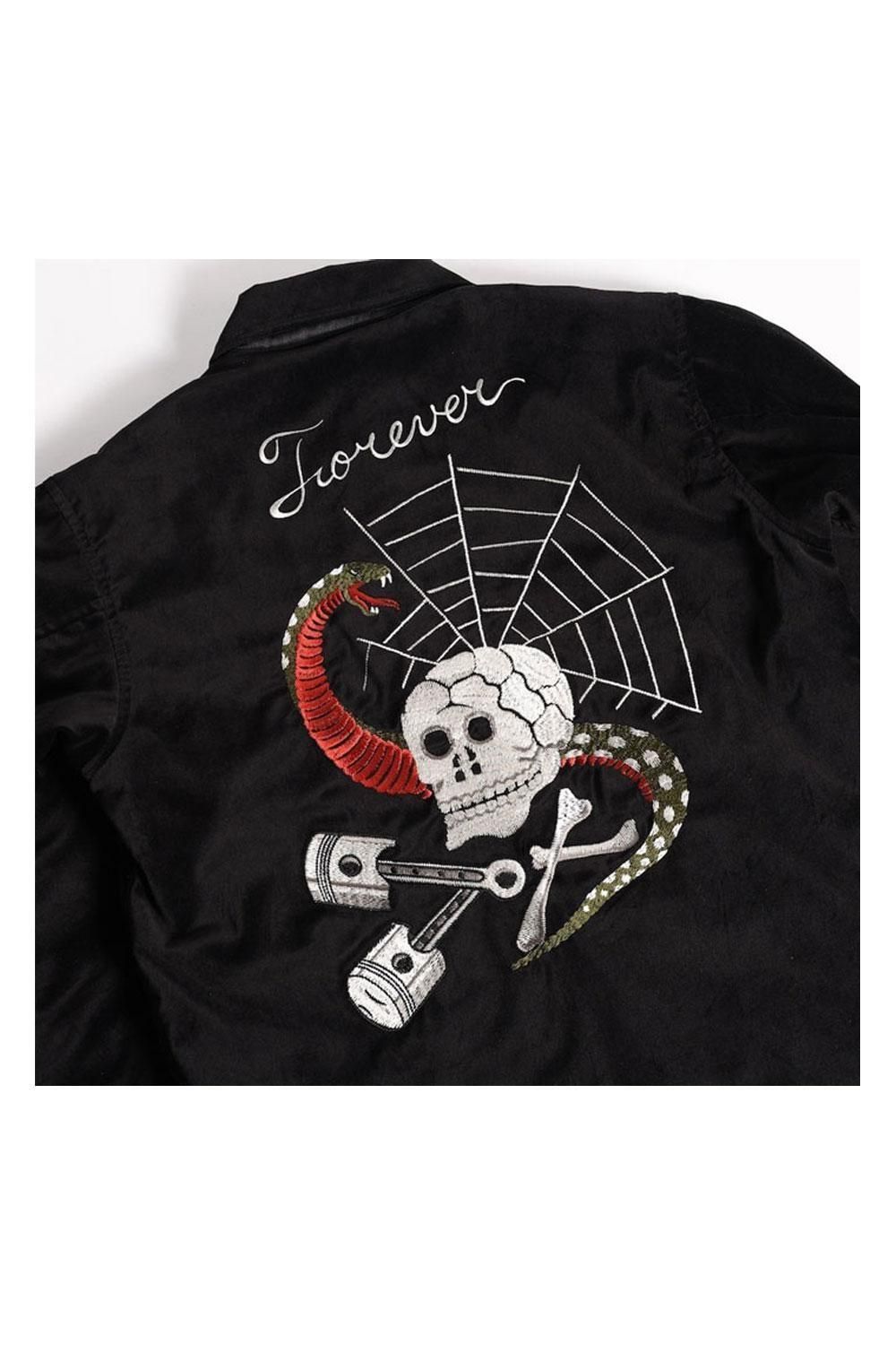 新品未使用！ウエストライドフォーエバースカル スーベニアジャケットリ40サイズ WESTRIDE(ウエストライド) スーベニアジャケット FOREVER SKULL