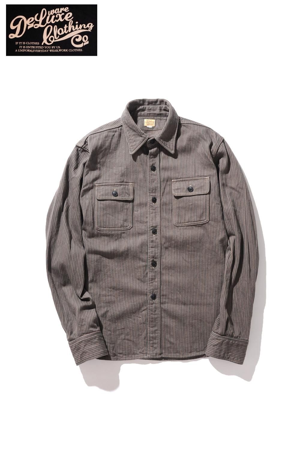 DELUXEWARE(デラックスウエア)ヒッコリーネルシャツ HICKORY NEL