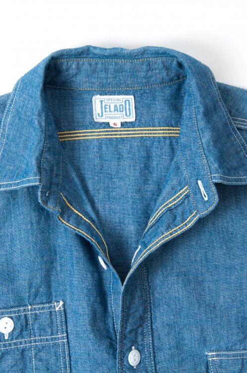 JELADO(ジェラード) シャンブレーシャツ BLUE CHAMBRAY SHIRT 通販正規 