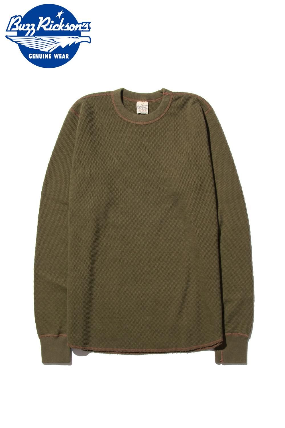 スケールモデル 新作 バズリクソンズ(BUZZ RICKSON'S) サーマルロングスリーブ L/S トップス
