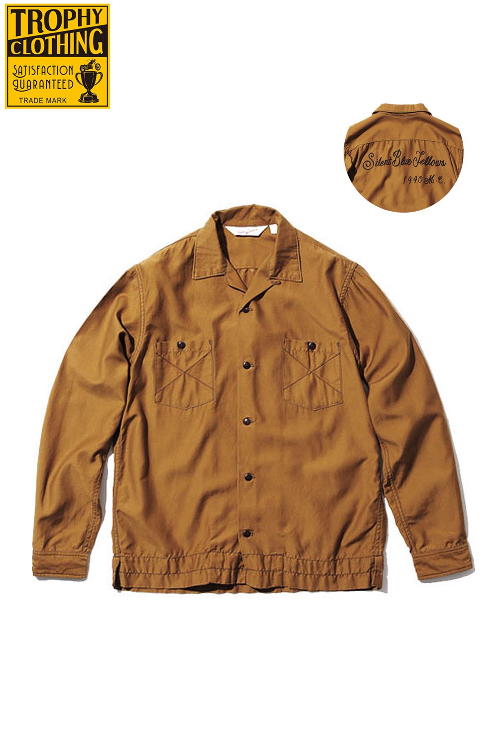 TROPHY CLOTHING(トロフィークロージング) サテンMCシャツ 1940 MC