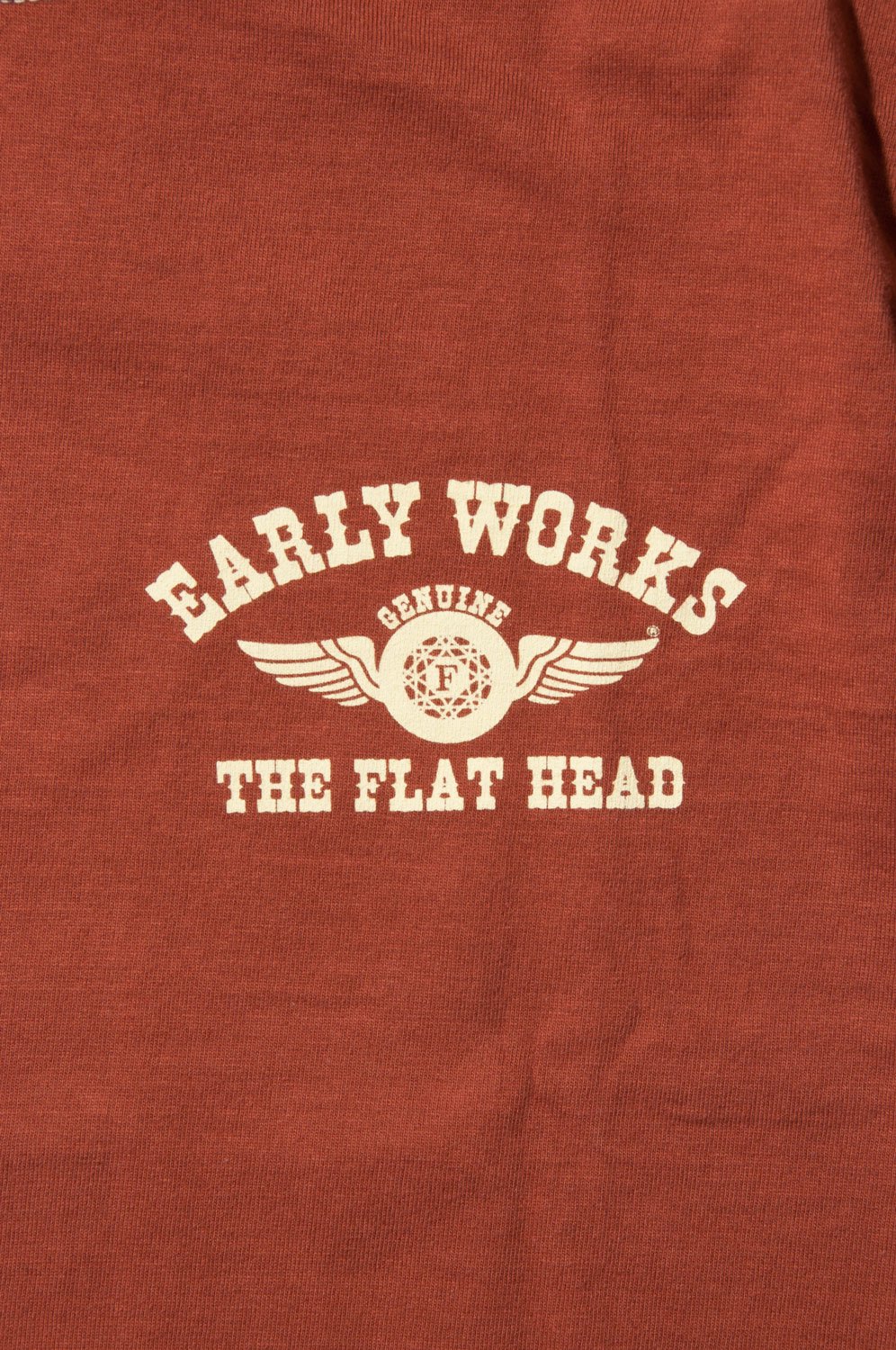 フラットヘッド(FLAT HEAD) Tシャツ THO-66W EARLY WORKS 通販正規取扱