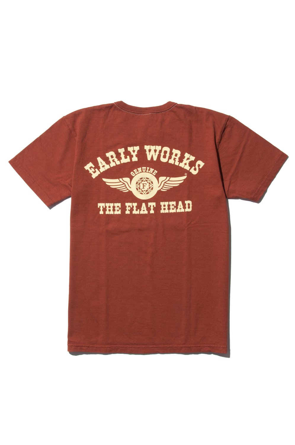 フラットヘッド(FLAT HEAD) Tシャツ THO-66W EARLY WORKS 通販正規取扱