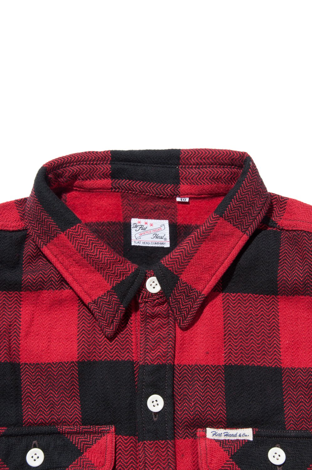 THE FLAT HEAD(フラットヘッド) ヘビーネルシャツ HEAVY NEL SHIRT HN