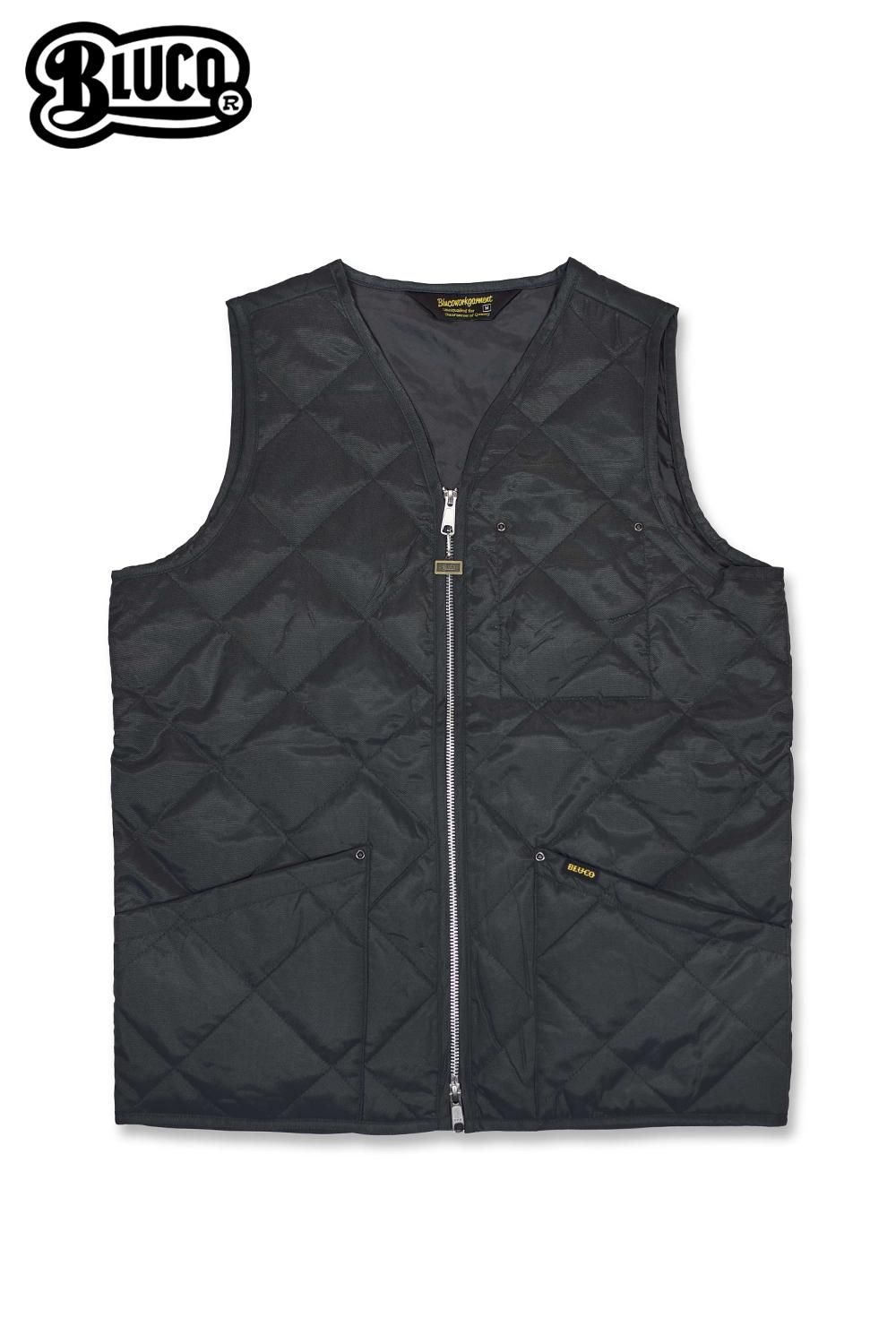 BLUCO(ブルコ) キルティングワークベスト WORK V-VEST OL-043 通販正規