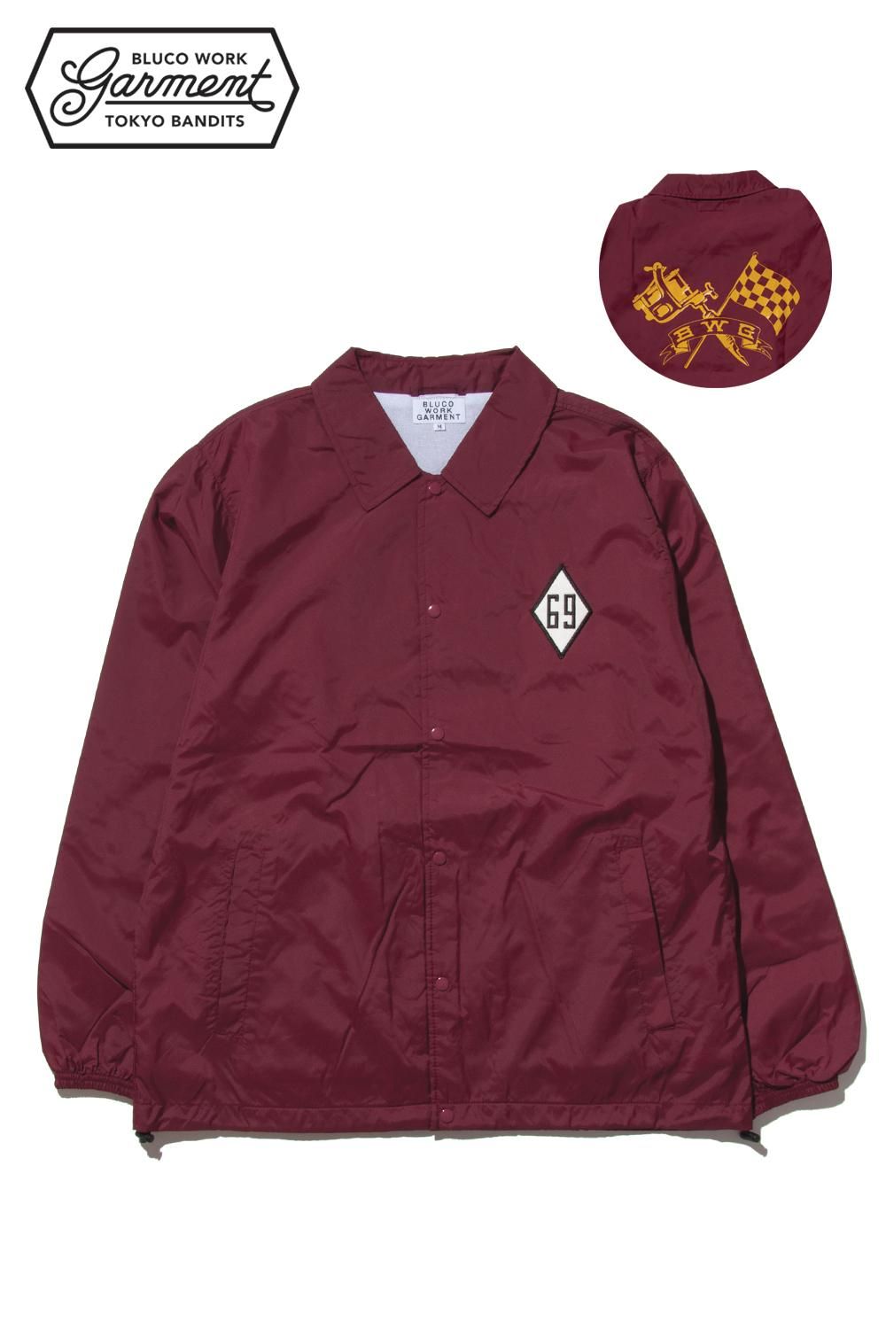 BLUCO(ブルコ) コーチジャケット CHECKER INK COACH JACKET 通販