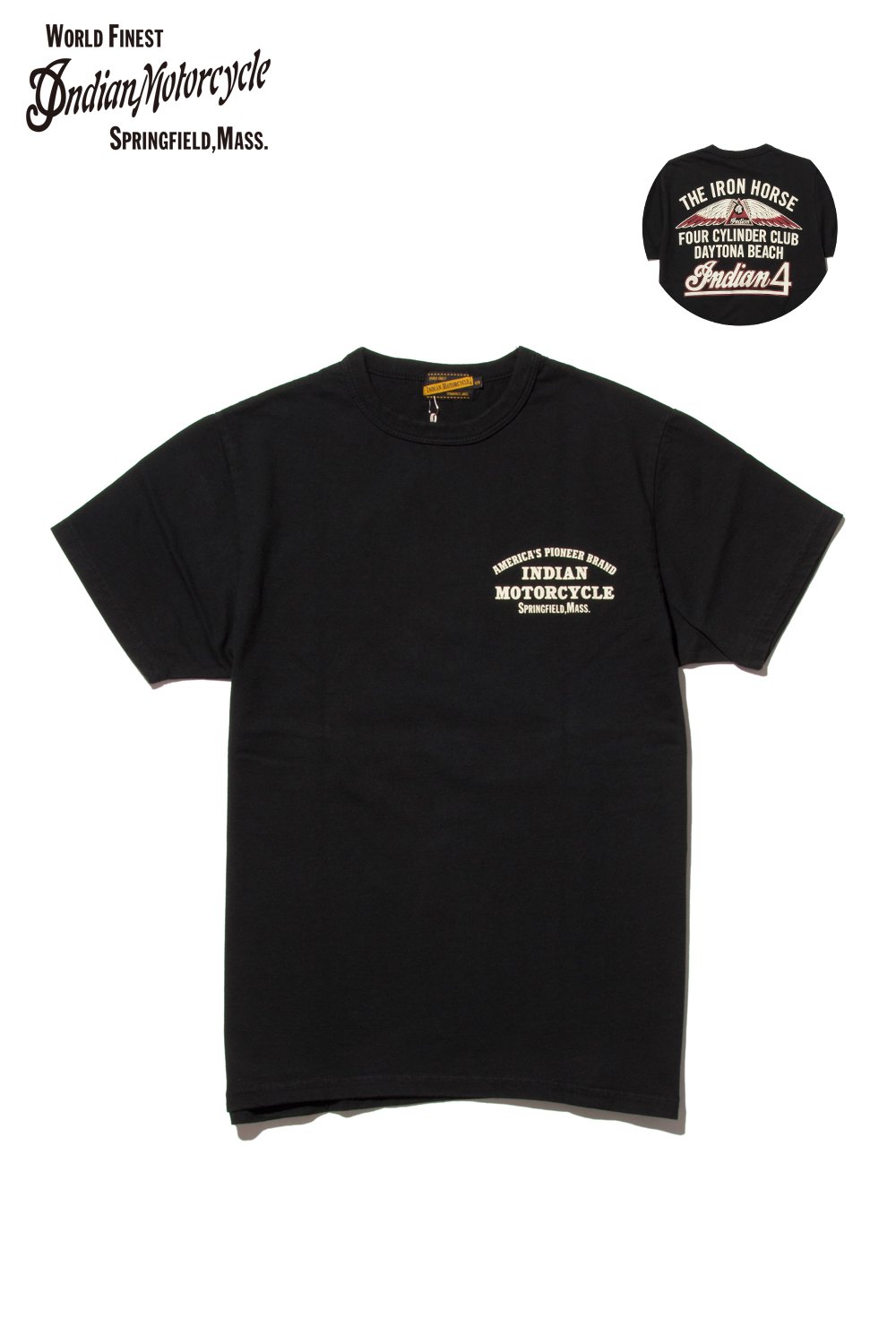 INDIAN MOTORCYCLE(インディアンモーターサイクル) Tシャツ INDIAN4