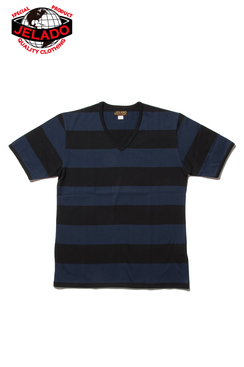 JELADO(ジェラード) VネックボーダーTシャツ Club Tee AG11218