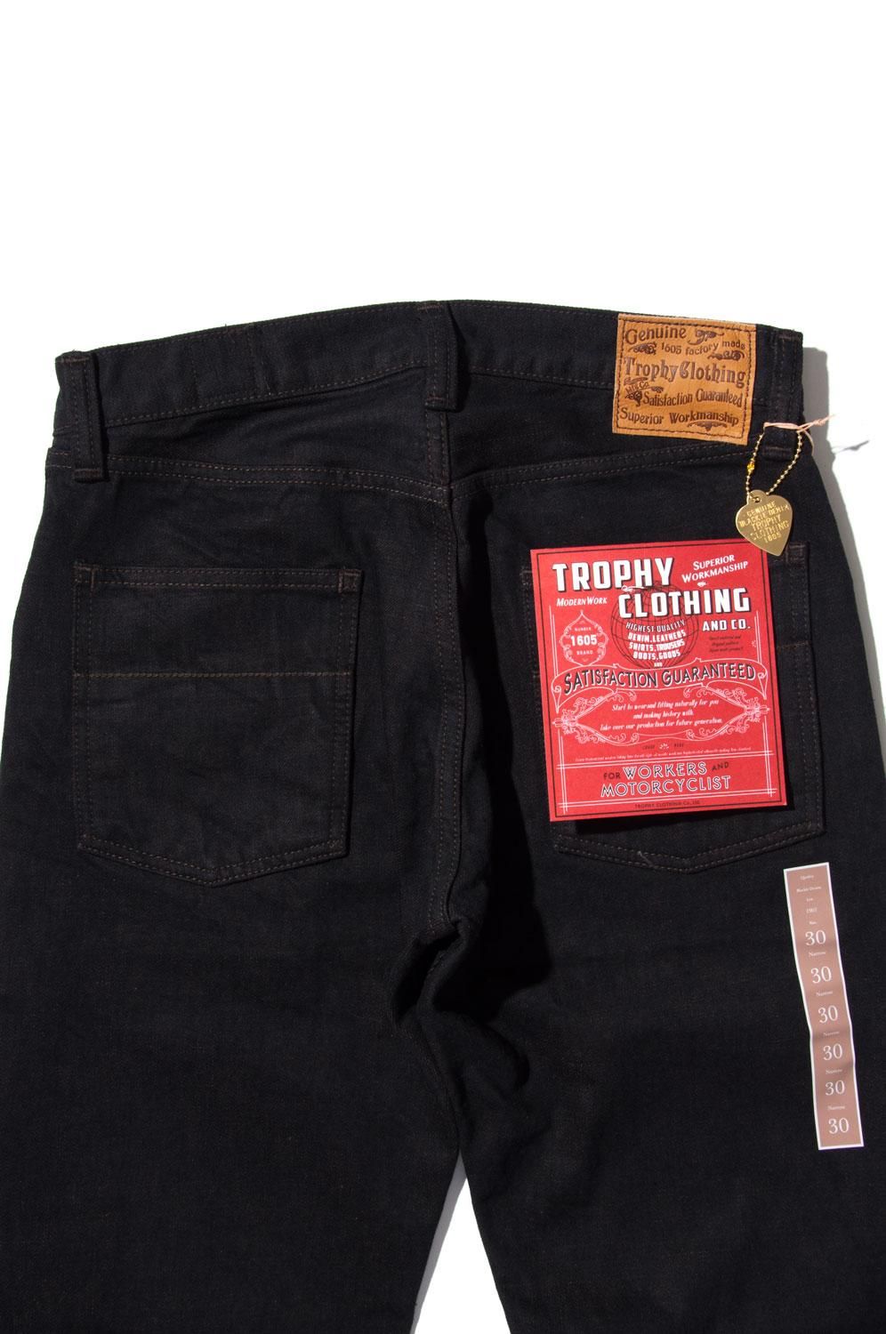 TROPHY CLOTHING(トロフィークロージング) ブラッキーダブルニーデニム
