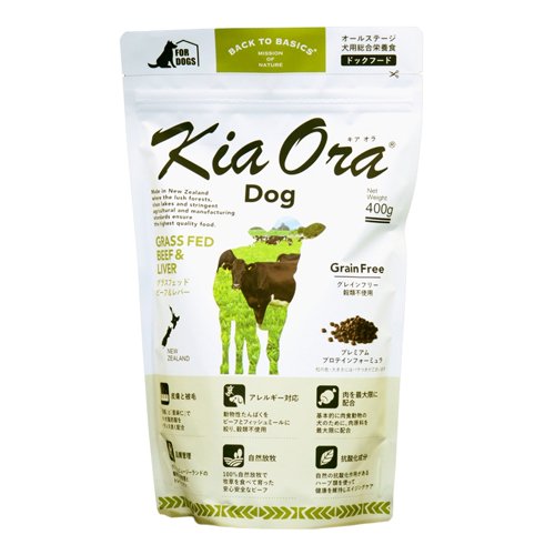 グラスフェッドビーフ＆レバー【犬用】キアオラ（KiaOra） - 正規販売