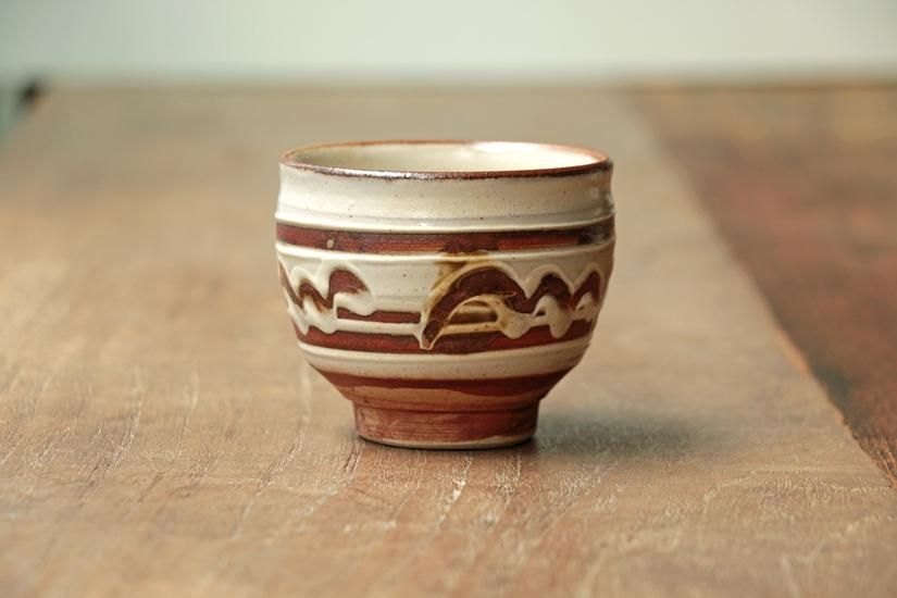 mooshuleek -ムーシュリーク- 小石原焼 太田哲三窯 指描き 湯呑B