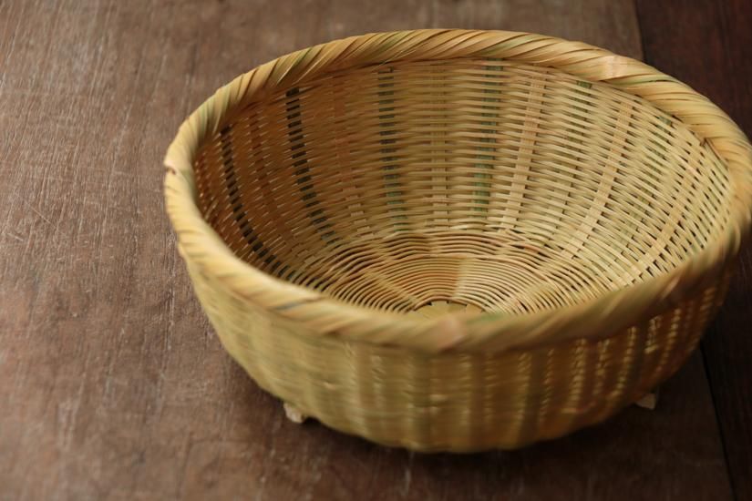 高知県 安澤れみ 四つ目底 茶碗かご 小 高知 四つ目底 茶碗かご (大)