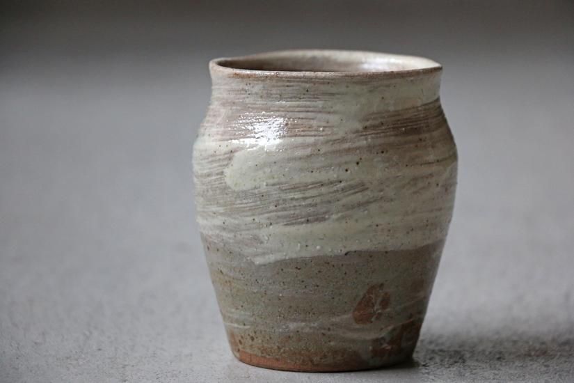 砥部焼 障山窯 森元作 壺 花器