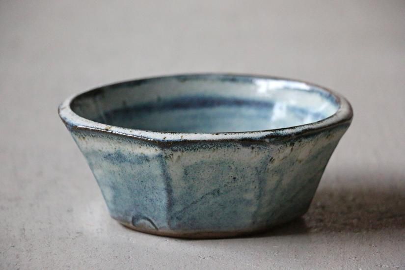 越州窯 秘色窯造 海鼠釉 蓮の葉型大水盤 約直径39.5cm 中国WWTT212 越州窯 秘色窯造 海鼠釉 蓮の葉型大水盤 約
