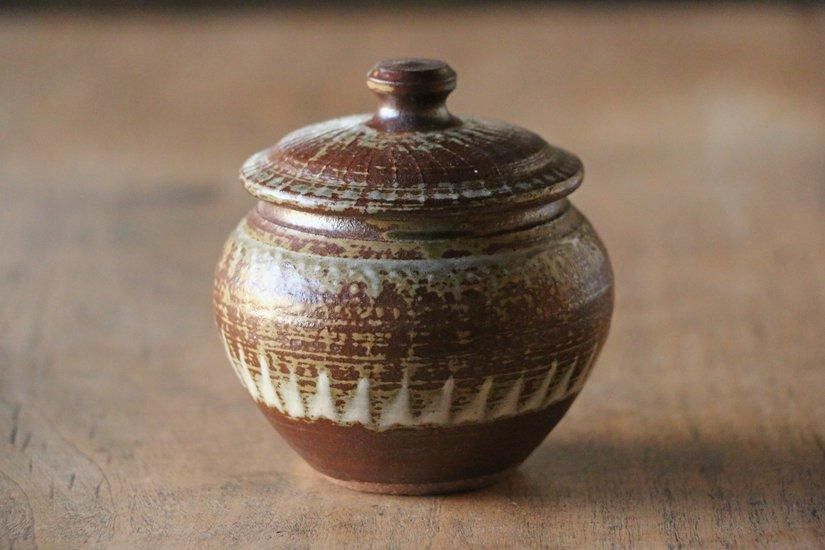 mooshuleek -ムーシュリーク- 小石原焼 太田哲三窯 打刷毛目 小壺