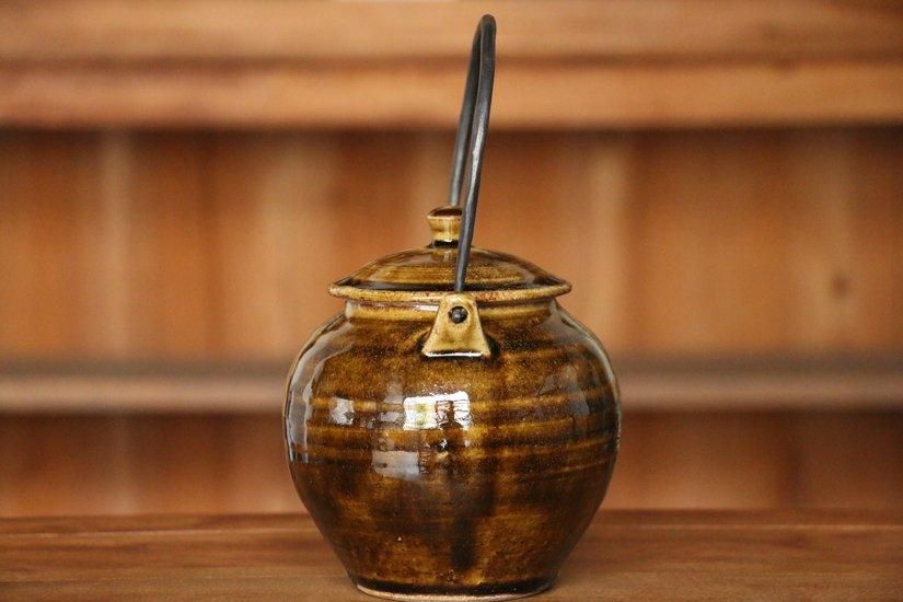 mooshuleek -ムーシュリーク-飴釉 土瓶 (長野 やきもの山上)