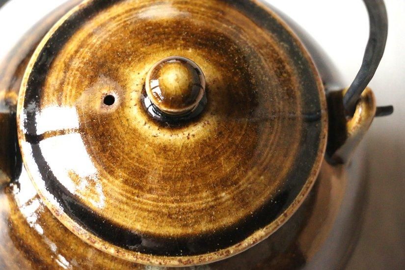 mooshuleek -ムーシュリーク-飴釉 土瓶 (長野 やきもの山上)