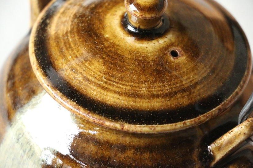 mooshuleek -ムーシュリーク-飴釉 土瓶 (長野 やきもの山上)